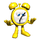 clock hands spinning backwards